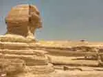 Egyptian sphinx tourist attraction