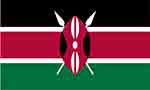Kenya flag by FlagPictures.org