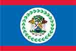 Belize flag (courtesy of FlagPictures.org)