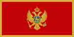 Montenegro flag courtesy of Wikimedia Commons