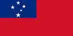 Samoa flag courtesy of Wikipedia