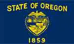 Oregon's state flag courtesy of FlagPictures.org