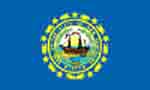 New Hampshire state flag courtesy of FlagPictures.org