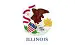 Illinois state flag courtesy of FlagPictures.org