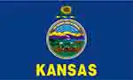 Kansas state flag courtesy of FlagPictures.org