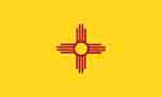 New Mexico state flag courtesy of FlagPictures.org