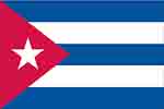 Cuban flag (courtesy of FlagPictures.org)