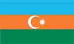 Azerbaijan flag (courtesy of FlagPictures.org)