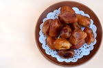 Plate of sweet dates